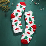 Chaussettes Chaudes En Peluche De Noël