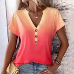 Blouse Dégradé Décontractée