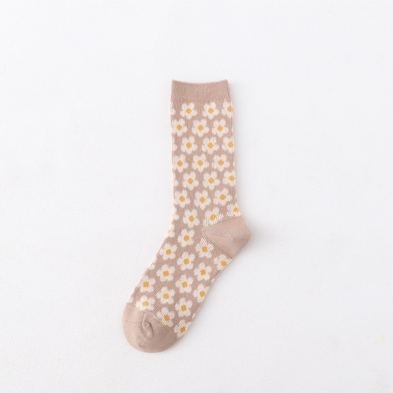 Chaussettes À Fleurs Vintage