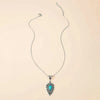 Collier Pendentif Goutte D'Eau Vintage