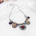 Collier Pendentif Vintage Ethnique