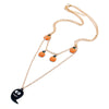 Collier Pendentif Citrouille D'Halloween