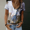 T-Shirt Imprimé Abstrait Vintage