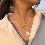 Collier Pendentif Marguerite