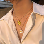 Collier Pendentif Marguerite