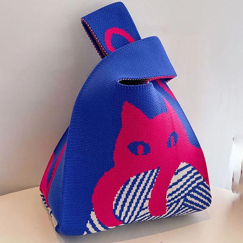 Sac À Main À Motif De Chat Créatif