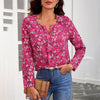 Blouse À Fleurs Élégante