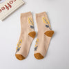 Lot De 5 Paires De Chaussettes À Fleurs