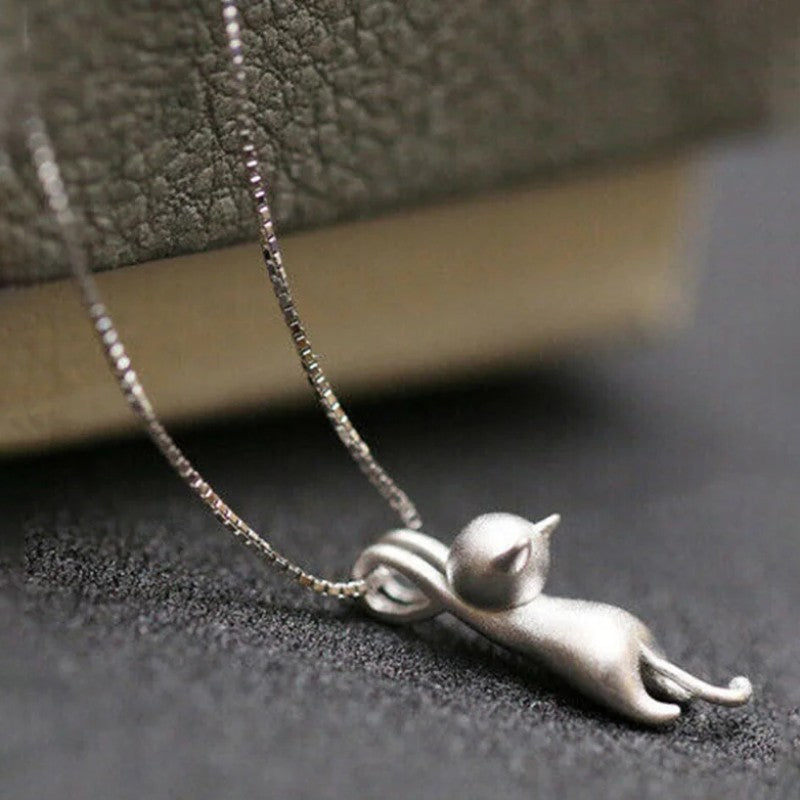 Collier Pendentif Chat Créatif