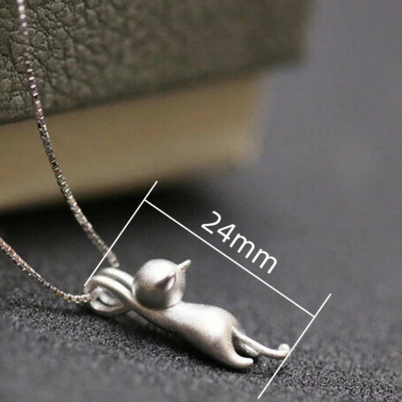 Collier Pendentif Chat Créatif