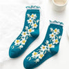 Lot De 5 Paires De Chaussettes À Fleurs