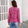 Blouse À Fleurs Élégante