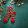 Chaussettes Rayées De Noël