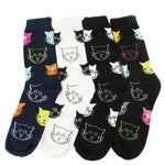 Chaussettes Décontractées À Motif De Chat