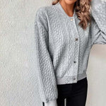 Cardigan Tricoté Décontracté