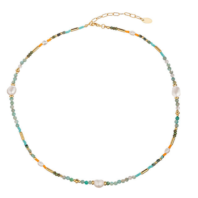 Collier De Perles Colorées Bohème