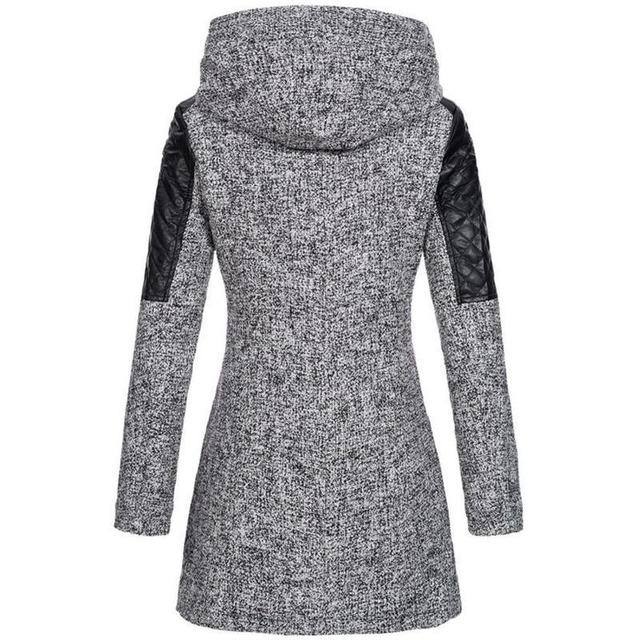 Manteau Décontracté Élégant À Capuche