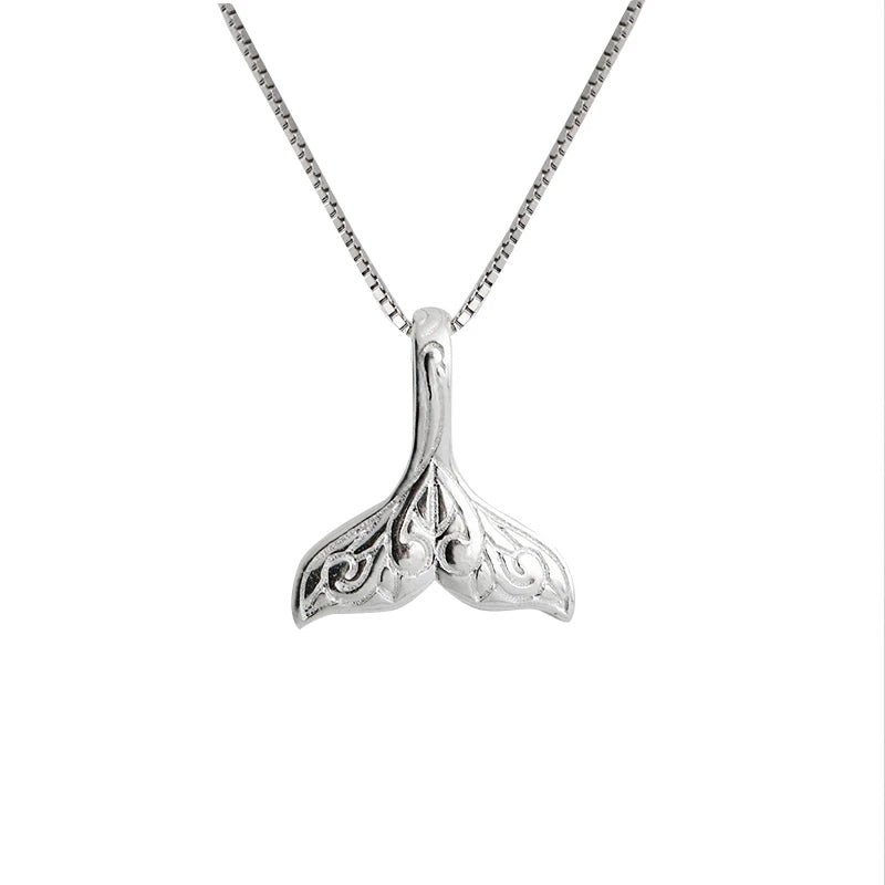 Collier Pendentif Queue De Poisson Bohème