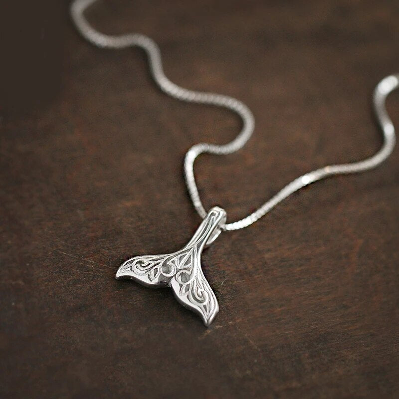 Collier Pendentif Queue De Poisson Bohème