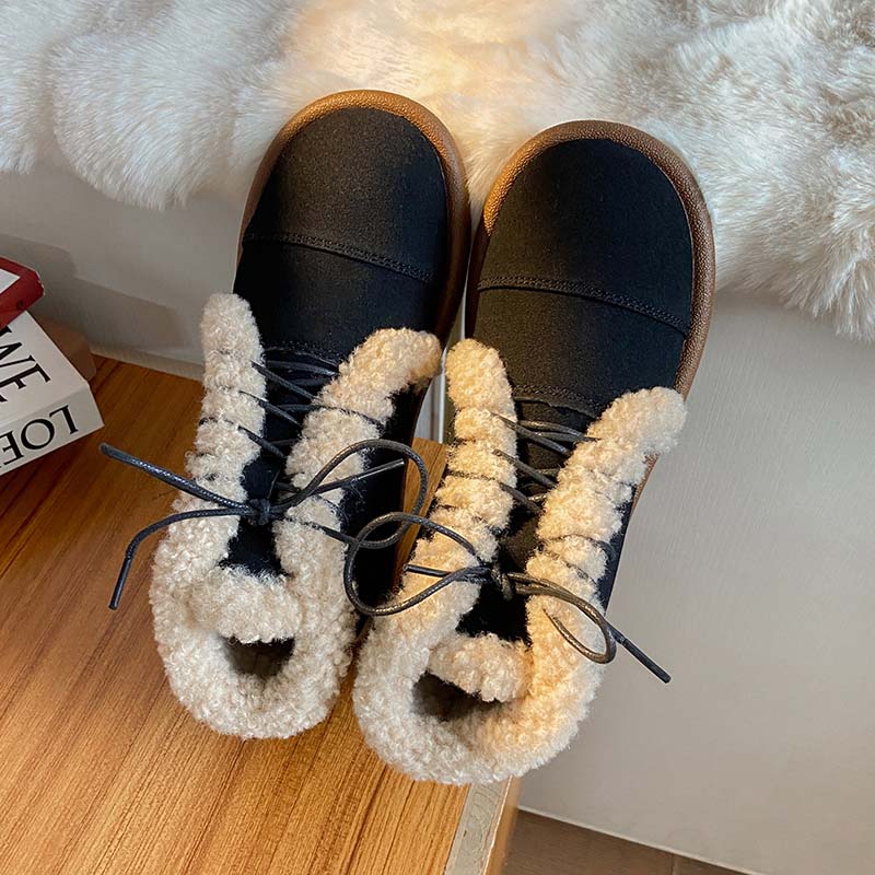 Bottes De Neige Chaudes En Peluche