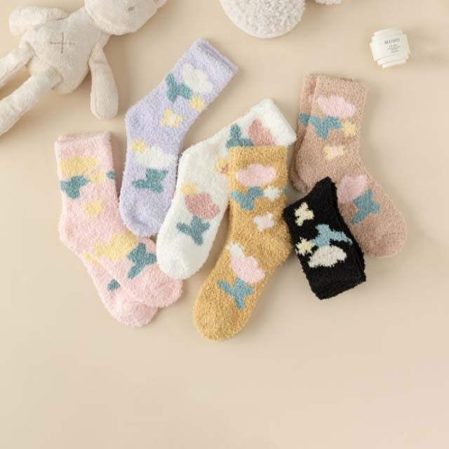 Chaussettes Chaudes En Peluche