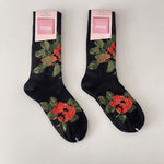 Chaussettes Fleuries Vintage