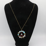 Collier Pendentif Floral Vintage