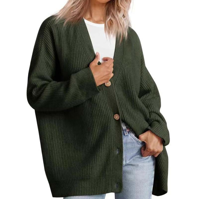 Cardigan Tricoté Décontracté