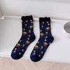 Chaussettes Fleuries Rétro