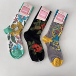 Chaussettes Fleuries Vintage