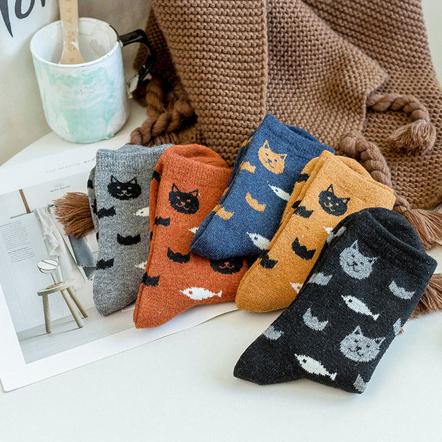 Lot De 5 Paires De Chaussettes Imprimé Animal