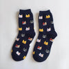 Chaussettes Décontractées À Imprimé Chat