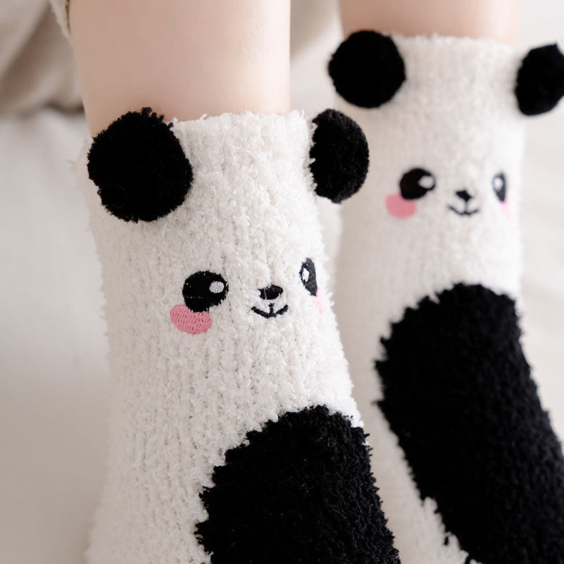 Chaussettes En Peluche De Dessin Animé