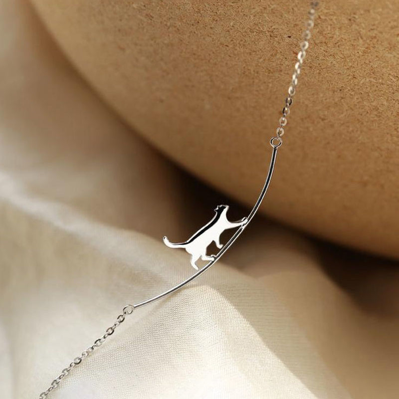 Collier Pendentif Chat Créatif