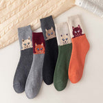 Pack De 5 Paires De Chaussettes Motif Chat