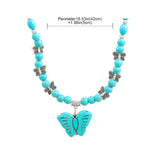 Collier Pendentif Papillon Bohème