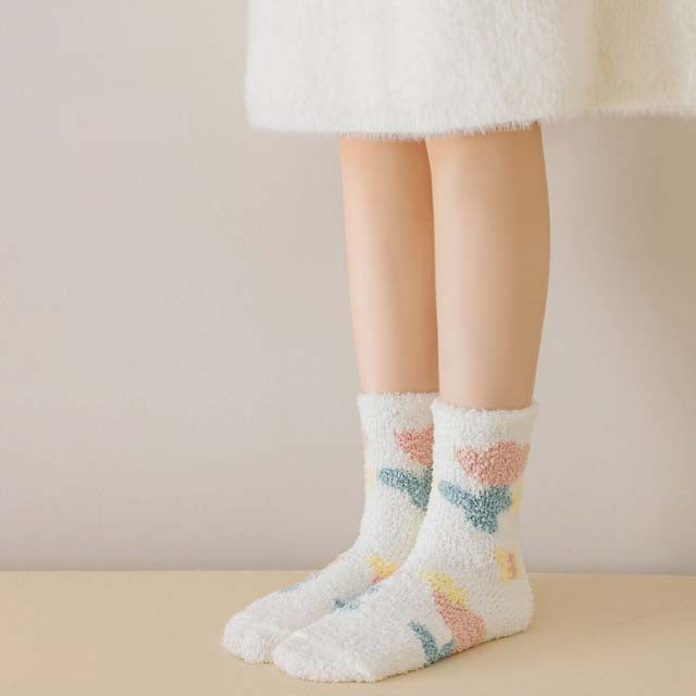 Chaussettes Chaudes En Peluche