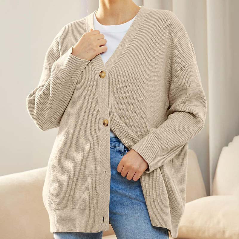 Cardigan Tricoté Décontracté