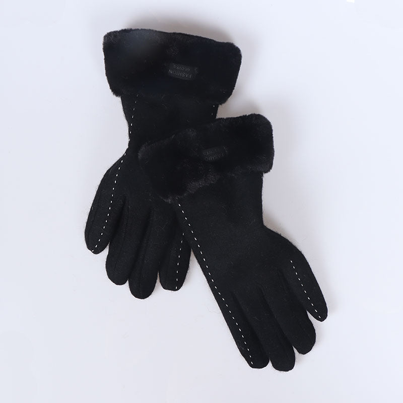 Gants En Peluche Chauds