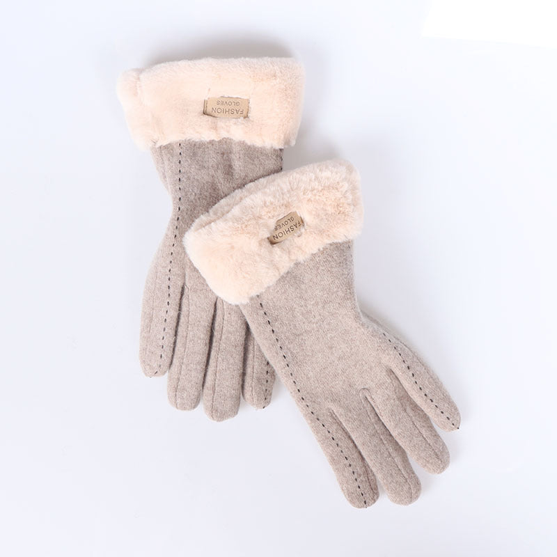 Gants En Peluche Chauds