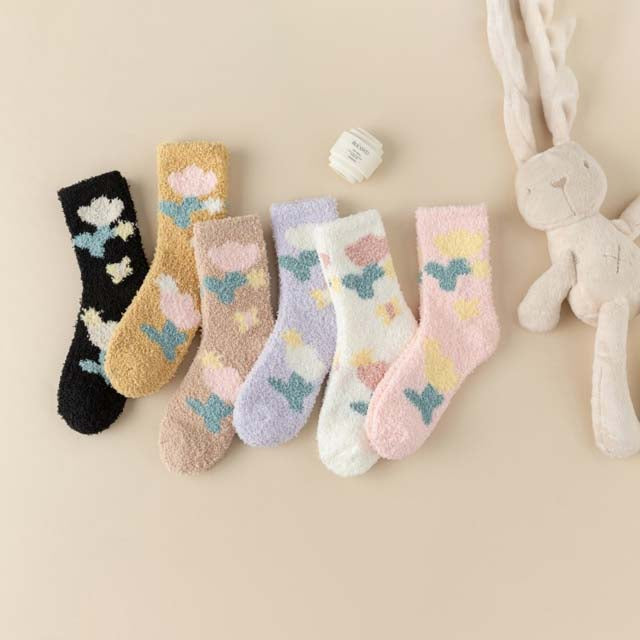 Chaussettes Chaudes En Peluche