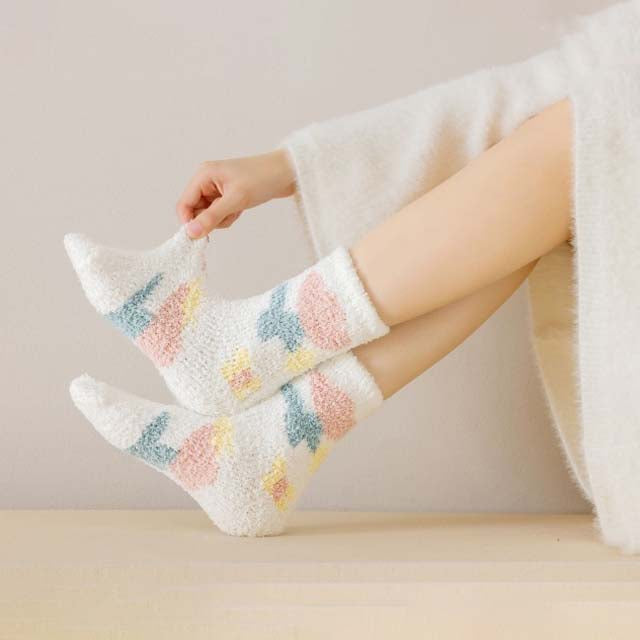 Chaussettes Chaudes En Peluche