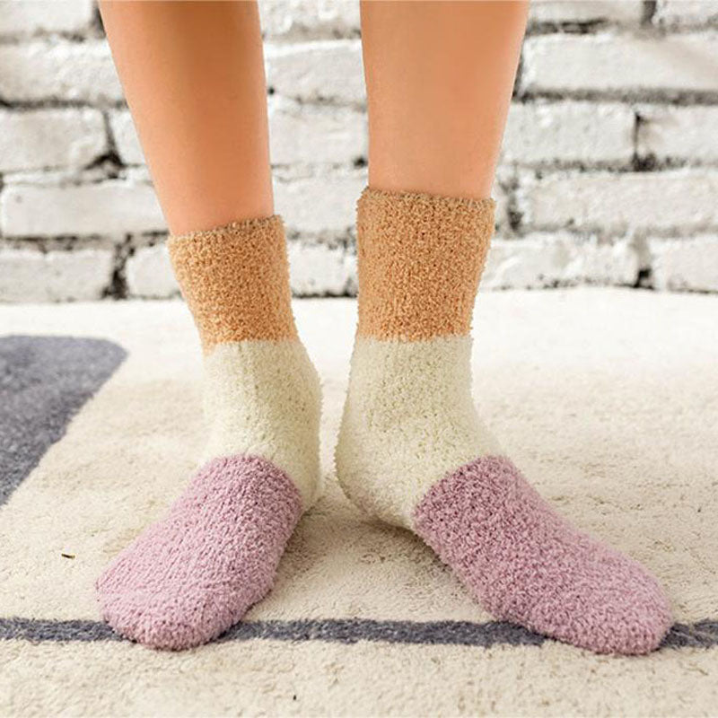 Chaussettes Chaudes En Peluche