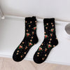 Chaussettes Fleuries Rétro