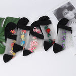 Lot De 5 Paires De Chaussettes Florales