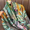 Foulard À Imprimé Floral Vintage