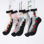 Lot De 5 Paires De Chaussettes Florales