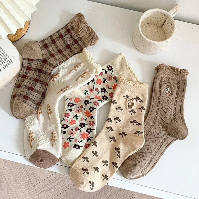 Lot De 5 Paires De Chaussettes Décontractées