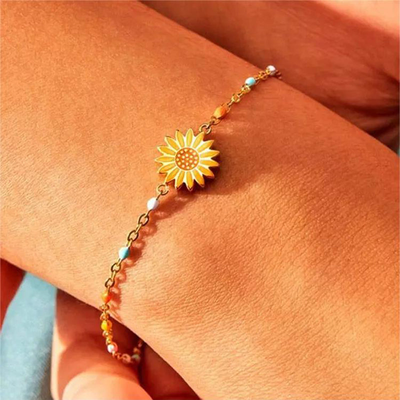 Bracelet Tournesol Créatif