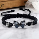 Bracelet Tissé À La Main Papillon